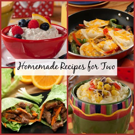 Homemade Meals for Two: 70 Magnificent Recipes for Two | MrFood.com