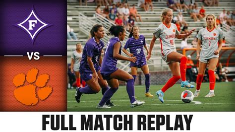 Furman Vs Clemson Full Match Replay Acc Womens Soccer Youtube