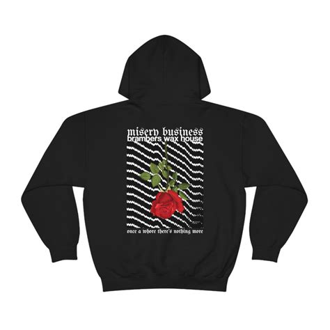 Emo Essentials Misery Business Hoodie Etsy