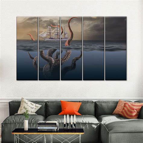 Kraken Wall Art | Digital Art