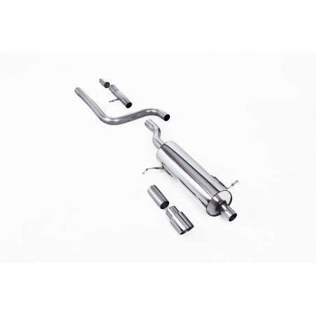 Ligne d échappement FAP Back inox MILLTEK Ford Fiesta Mk8 1 0T EcoBoost