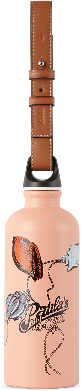 Loewe Pink Sigg Edition Paula S Ibiza Shell Print Water Bottle Ml