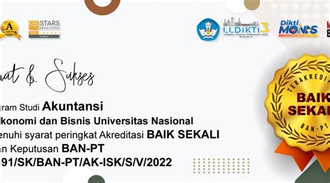 Selamat Dan Sukses Kepada Program Studi Akuntansi Atas Nomenklatur