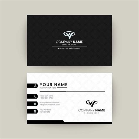 Premium Vector Professional Elegant Black And White Modern Business