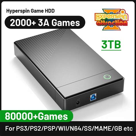 Kinhank Hyperspin Attraction T Gaming Hdd With Retro Game Super