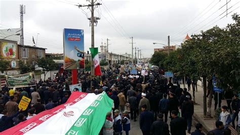 حضور پر شور مسئولین و مردم انقلابی شهرستان جویبار در مراسم دشمن شکن روز