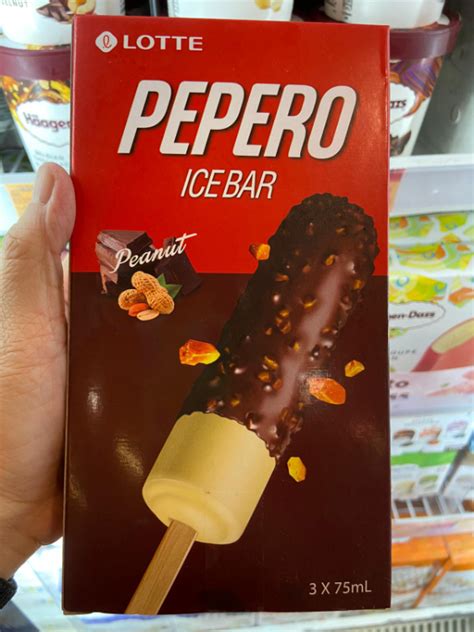 Lotte Pepero Peanut Ice Bar Source