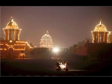 Must See Images Raisina Hills Decorated For Republic Day Must See