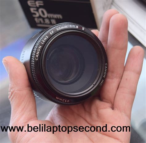 Jual Lensa Fix Canon Mm F Ii Fullset Bekas Jual Beli Laptop