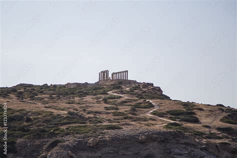 Temple of Poseidon at Cape Sounion, Greece Stock Photo | Adobe Stock