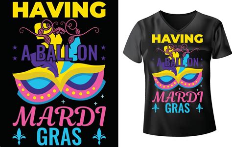 Mardi Gras T Shirt Design 19025063 Vector Art At Vecteezy