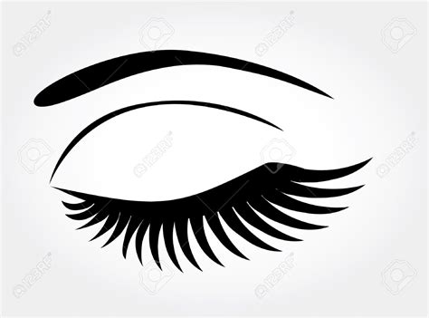 Eye lashes clipart - Clipground