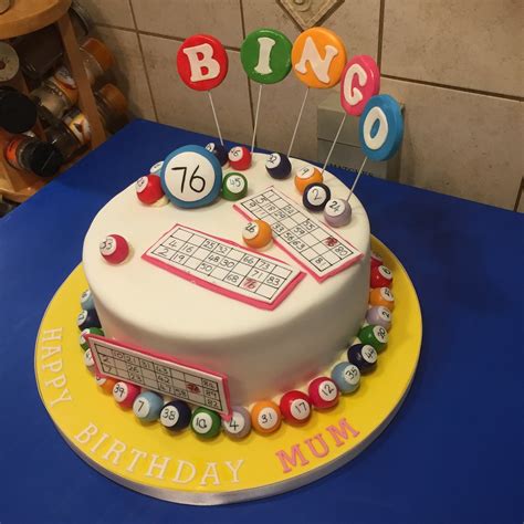 Bingo Birthday Cake Happy 76th Birthday Mum Sugardust Cakes Flickr