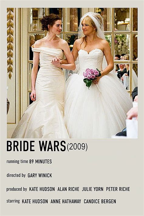 Bride Wars Movie Poster in 2024 | Bride wars, The bride movie, Wedding ...