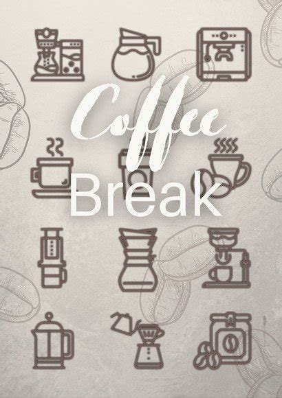 Poster Para Imprimir Coffee Break Fine Art Art Design