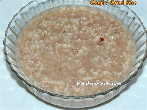 Gruel Rice Recipe / Ganji | Vegetarian Recipes