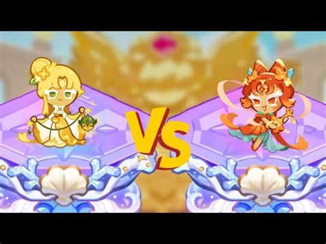 Golden Osmanthus Cookie Vs Orange Osmanthus Cookie Youtube