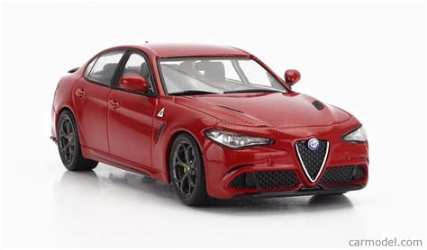 SOLIDO 4313103 Scale 1/43 | ALFA ROMEO GIULIA QUADRIFOGLIO BITURBO 2019 RED