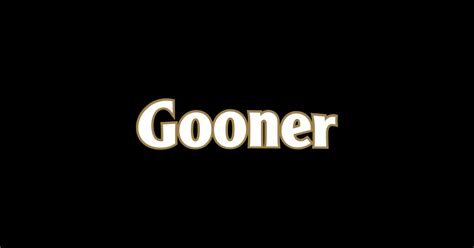Gooner | an Arsenal FC tribute design - Gooner - Sticker | TeePublic