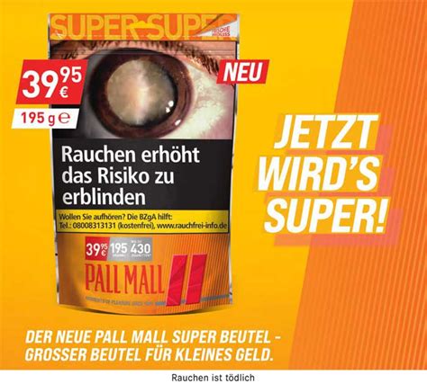 Pall Mall Tabak Viele Sorten Gr En Feinschnitt Kaufen