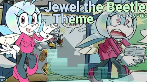 Jewel The Beetle Theme Sonic Idw Fanmade Comic Book Cover Beetle