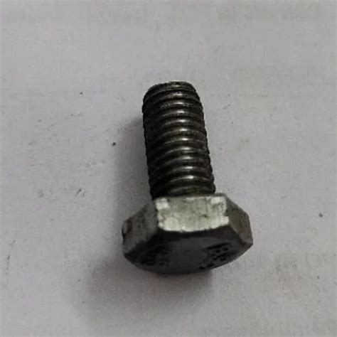 Full Thread Hexagonal Mild Steel Hex Bolt Screw For Construction Size