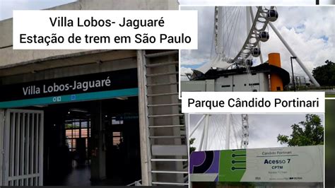 Villa Lobos Jaguaré Estação de trem em São Paulo SP Parque Cândido