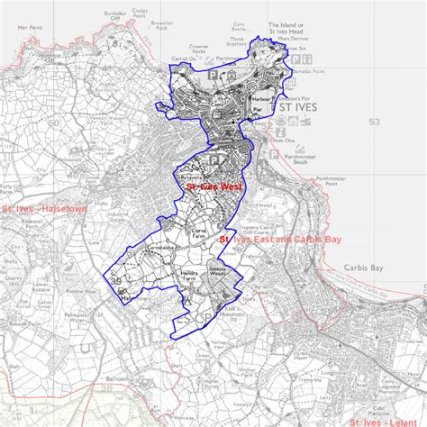 St Ives Parish Wards St Ives Town Council Cornwall