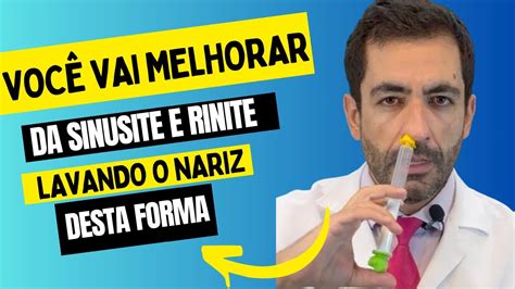Como Melhorar A Rinite - Como melhorar da sinusite e rinite com a lavagem nasal - YouTube