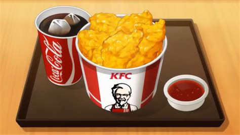 Kfc Restaurant Anime Bento Food Doodles Food Cartoon Cute Snacks