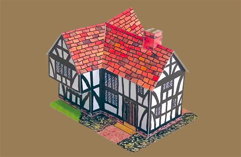 Tudor House Model English Village Designs