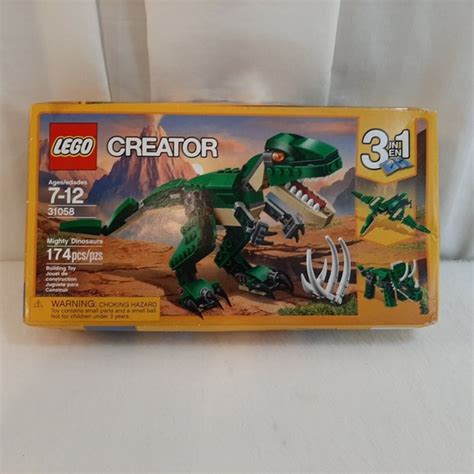 Lego Toys Lego Creator Mighty Dinosaurs Toy 3in Triceratops