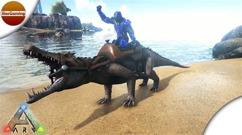 Tame Kaprosuchus Ark Survival Evolved E Greek Gameplay