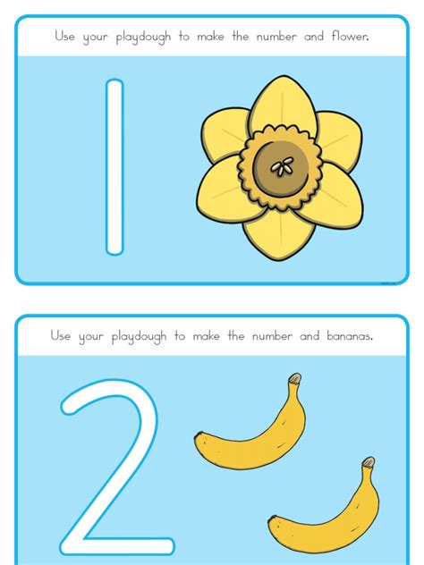 Number Playdough Mats 1 10 Pdf