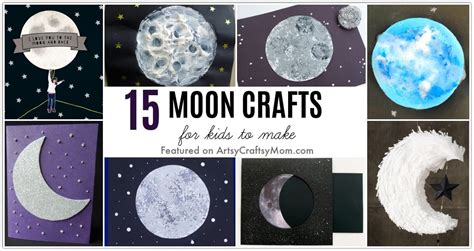 15 Mesmerizing Moon Crafts for Kids