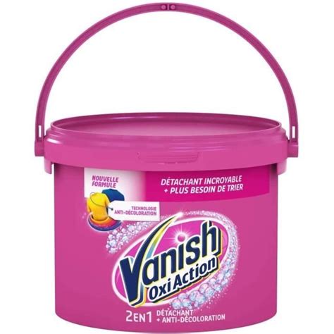 Vanish Oxi Action Booster De Lavage D Tachant Textile Et Anti