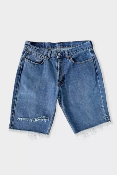 Vintage Reworked Levis Denim Shorts Urban Outfitters