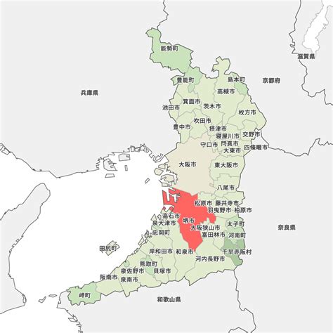 大阪府堺市の地図 Map It マップイット