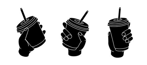 Colored Hand Drawing Coffee Cup Royalty Free Vector Image