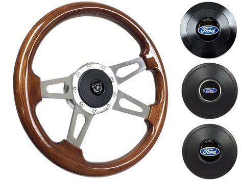 1968 78 Ford Fairlane Steering Wheel Kit Walnut Wood St3080 Vsw