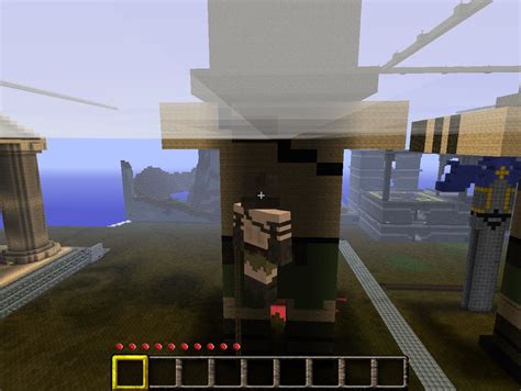 Gladiator With Sword Through Herobrines Head Minecraft Map