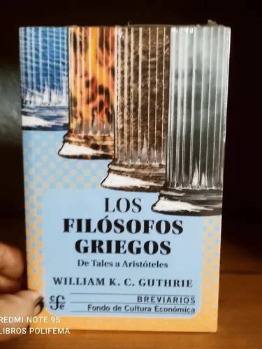 Los Filósofos Griegos De Tales A Aristótelesguthrie Willi MercadoLibre