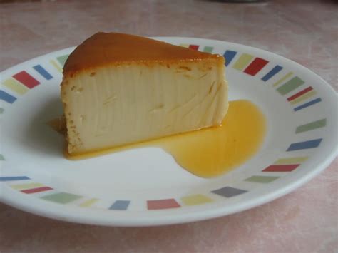 Flan De Queso Crema Con Sal Y Azucar