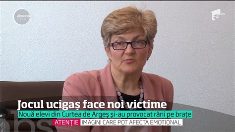 Jocul ucigaș face noi victime Nouă elevi din Curtea de Argeș și au