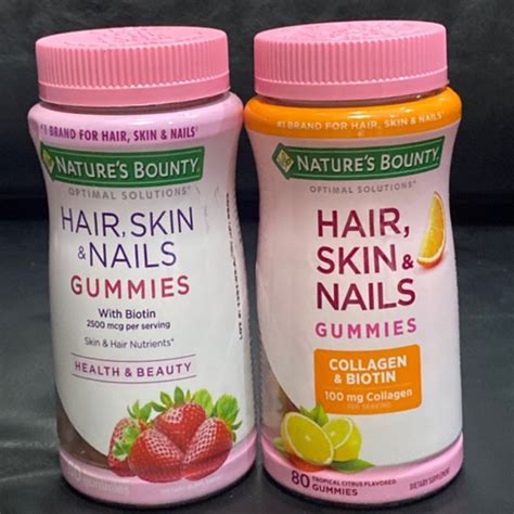 Nature S Bounty Hair Skin And Nails 80 Gummies Shopee Thailand