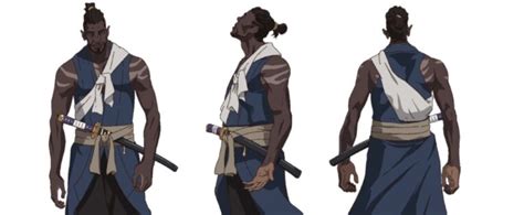 Artes Conceituais De Yasuke Anime Da Netflix Sobre O Primeiro Samurai