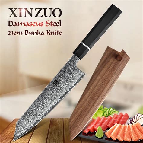 Xinzuo Inch Bunka Knife High Carbon Japanese Damascus Steel