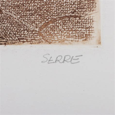 Lot Claude Serre French Sleeping Nude Lithograph H X W