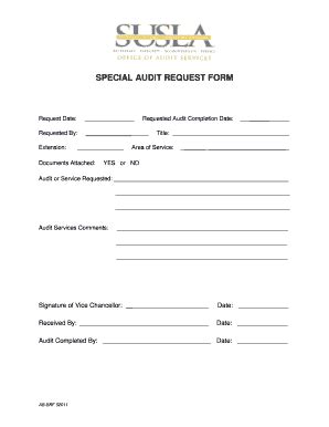 Audit Request Form Fill Online Printable Fillable Blank Pdffiller