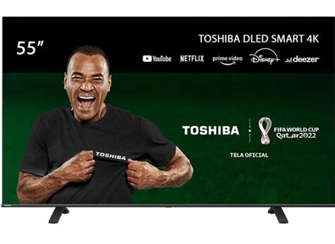 Smart TV DLED 55 Toshiba 4K 55C350L TB011M o Melhor Preço é no Zoom